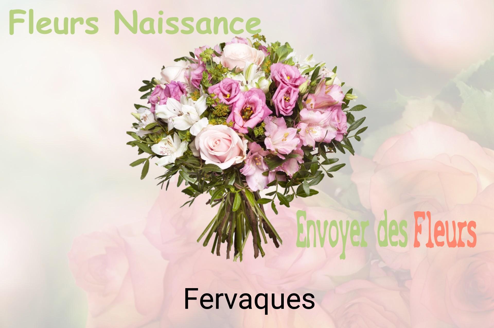 Bouquet de fleurs de naissance livré à Fervaques